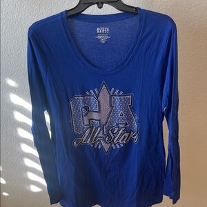 Cali California Allstars CA Bling Long Sleeve Tee